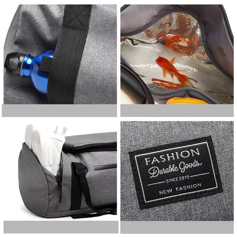 XC Multifunction Gym Bag – Travel-Ready Sport Duffle with Shoe Compartment & Wet/Dry Separation