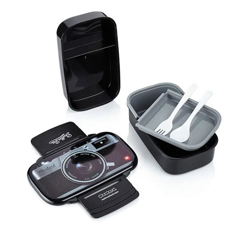 GameFuel Bento – Creative Camera-Style Lunch Box for Active Lifestyles