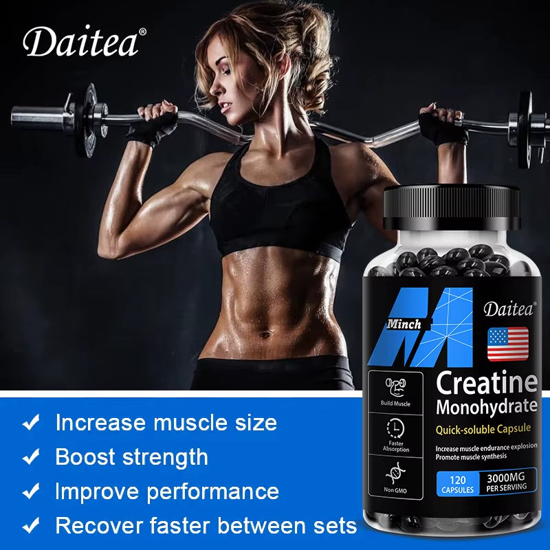 PowerStack™ Creatine – Lift Heavier, Train Harder, Recover Faster | 120 Capsules