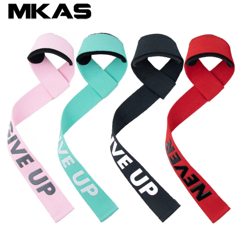 MKAS™ Weightlifting Straps – Max Grip, Wrist Support & Anti-Slip Control (1 Pair)