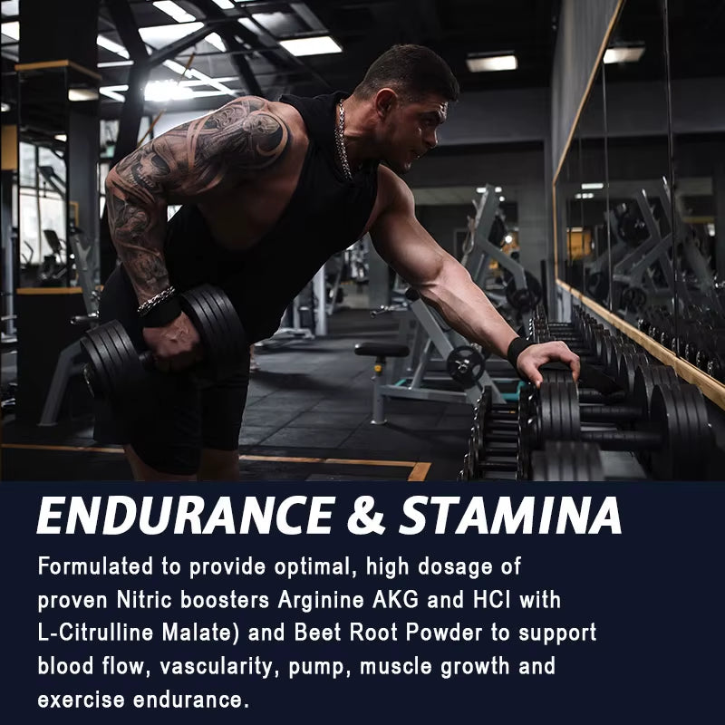 Endurance & Circulation Support Capsules – Energy, Blood Flow & Muscle Performance Booster