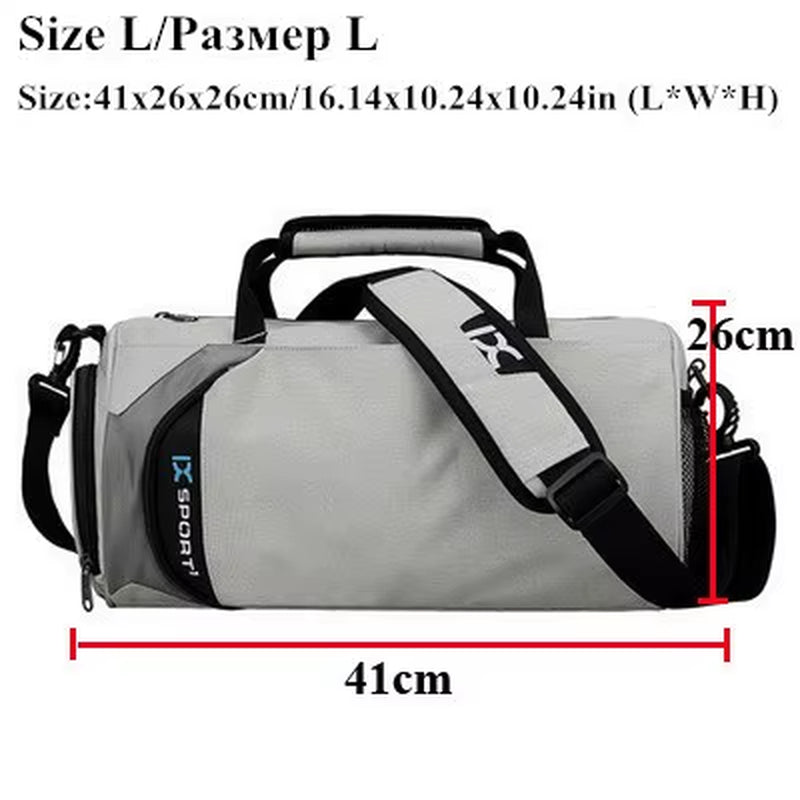 XC Multifunction Gym Bag – Travel-Ready Sport Duffle with Shoe Compartment & Wet/Dry Separation