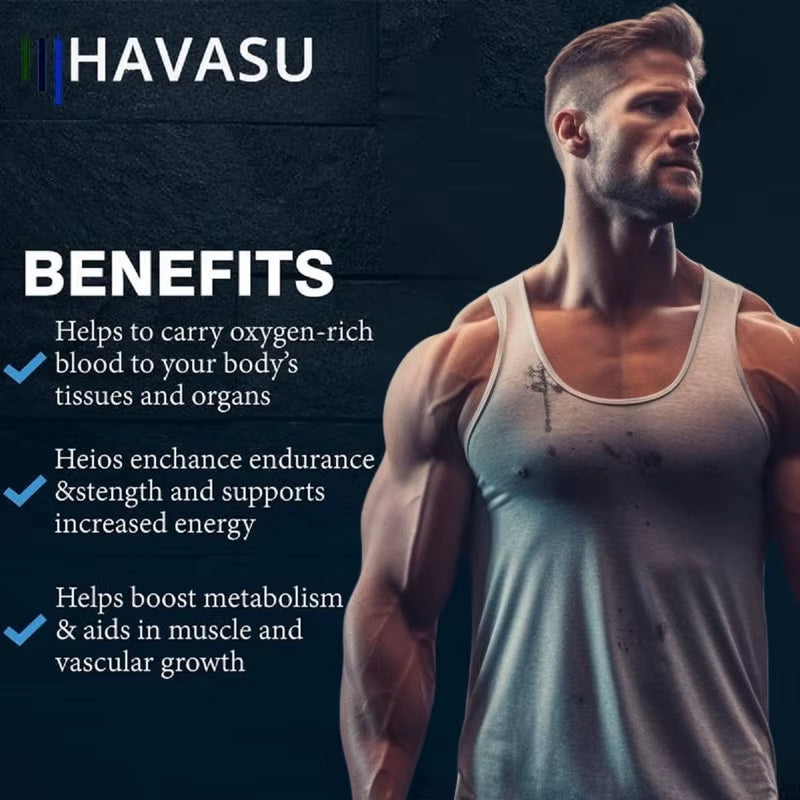 Endurance & Circulation Support Capsules – Energy, Blood Flow & Muscle Performance Booster