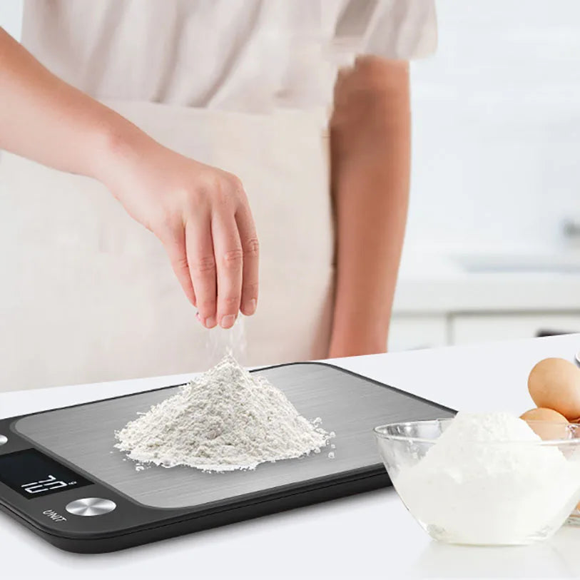 PrecisionPro 15kg Digital Kitchen Scale – Ultra-Accurate Food & Supplement Weighing