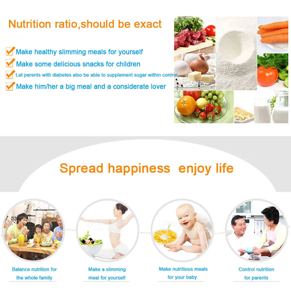 PrecisionPro 15kg Digital Kitchen Scale – Ultra-Accurate Food & Supplement Weighing