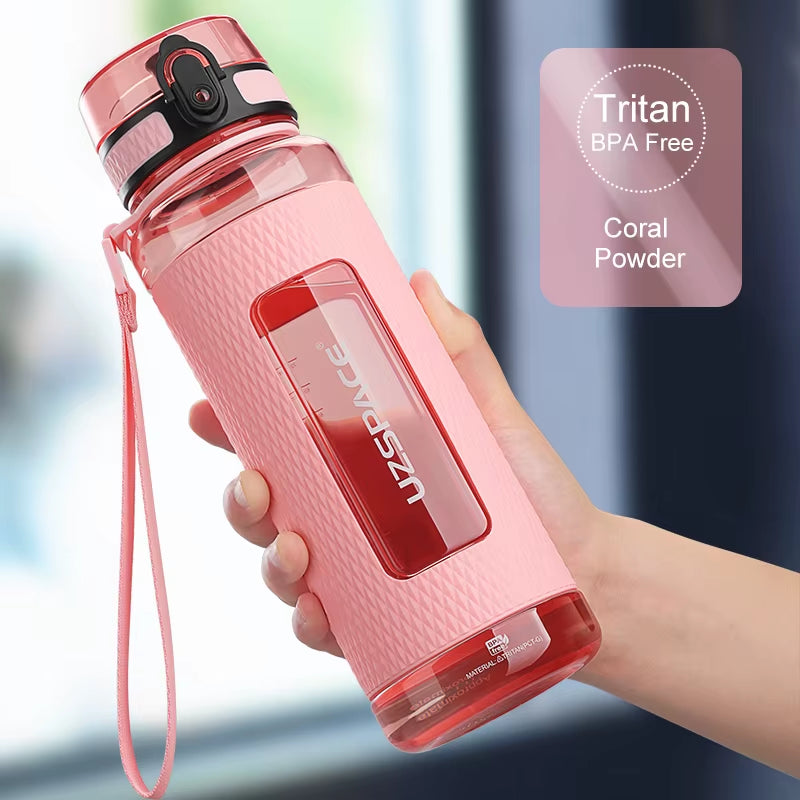 CrystalCore Hydration Flask – Prismatic Sports Bottle with Infuser & One-Hand Flip Lid