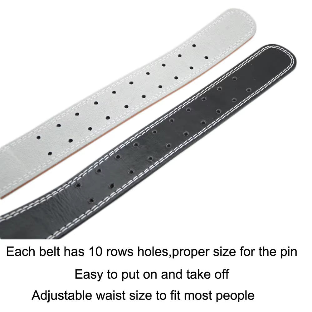 PU Leather Weightlifting Belt – Heavy-Duty Support for Squats, Deadlifts & Bodybuilding