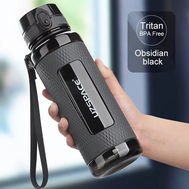 CrystalCore Hydration Flask – Prismatic Sports Bottle with Infuser & One-Hand Flip Lid