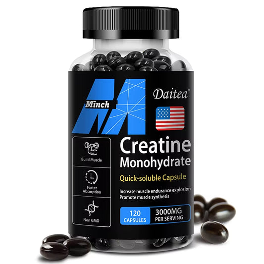 PowerStack™ Creatine – Lift Heavier, Train Harder, Recover Faster | 120 Capsules