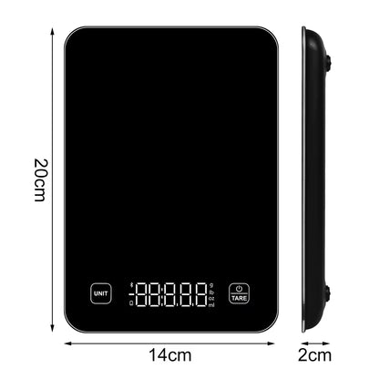 NutriTrack Smart Kitchen Scale – Bluetooth-Enabled Precision Weighing for Meal Prep & Macros