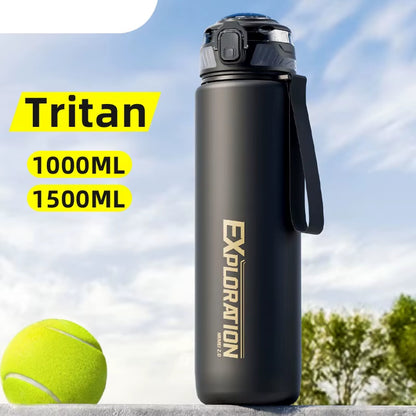 VitaGradient Pro – Leakproof Gradient Sport Bottle with Capacity Scale & Dual-Mode Lid