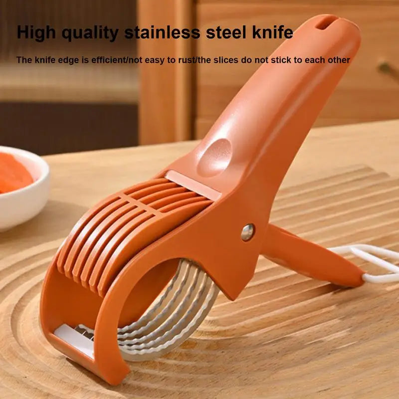 CoreSlice Mini – Stainless Steel Salad Cutter & Cucumber Slicer
