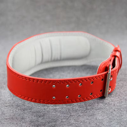 PU Leather Weightlifting Belt – Heavy-Duty Support for Squats, Deadlifts & Bodybuilding