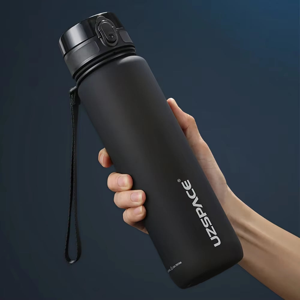 FlowCore 32 – 1L Flip-Top Leakproof Gym Water Bottle with Fruit Infuser Filter