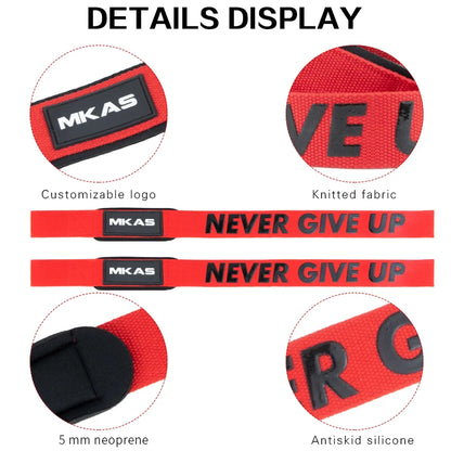 MKAS™ Weightlifting Straps – Max Grip, Wrist Support & Anti-Slip Control (1 Pair)