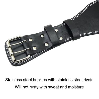 PU Leather Weightlifting Belt – Heavy-Duty Support for Squats, Deadlifts & Bodybuilding