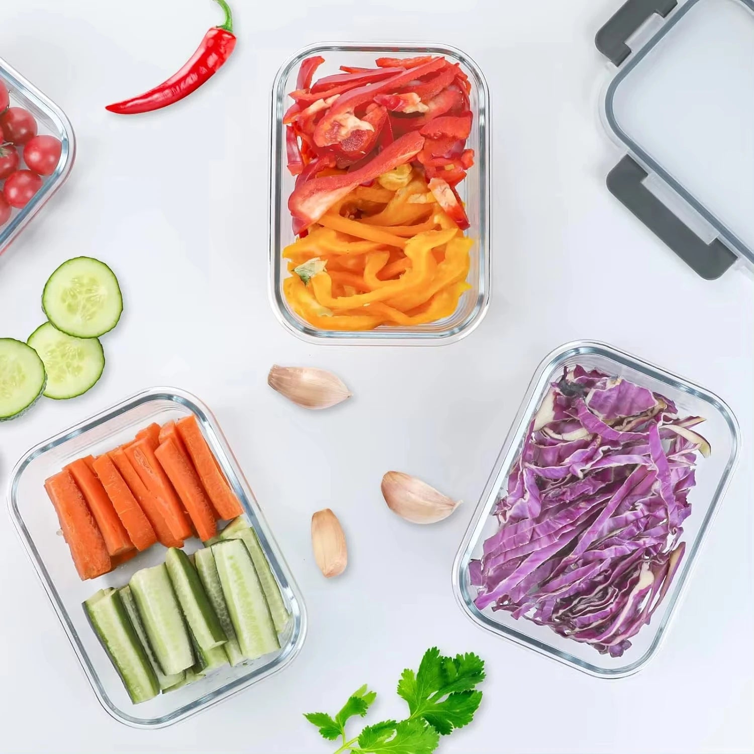 CoreGlass Pro – High-Borosilicate Glass Meal Prep Container