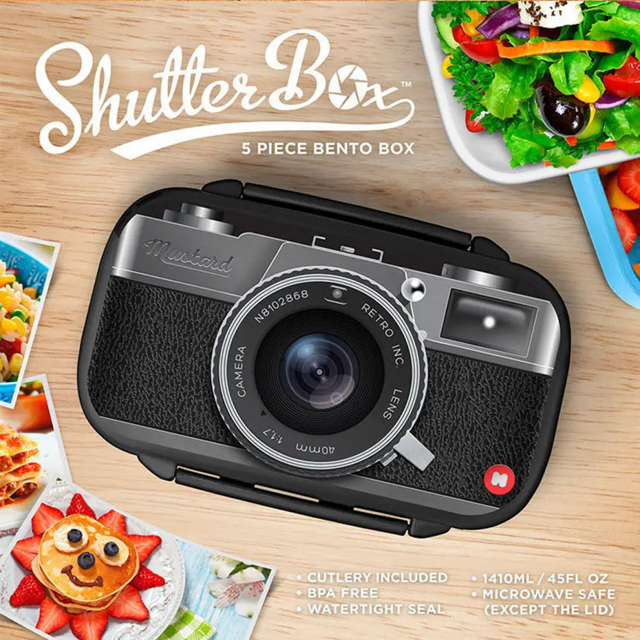 GameFuel Bento – Creative Camera-Style Lunch Box for Active Lifestyles
