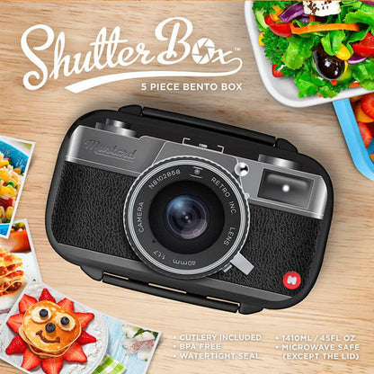 GameFuel Bento – Creative Camera-Style Lunch Box for Active Lifestyles