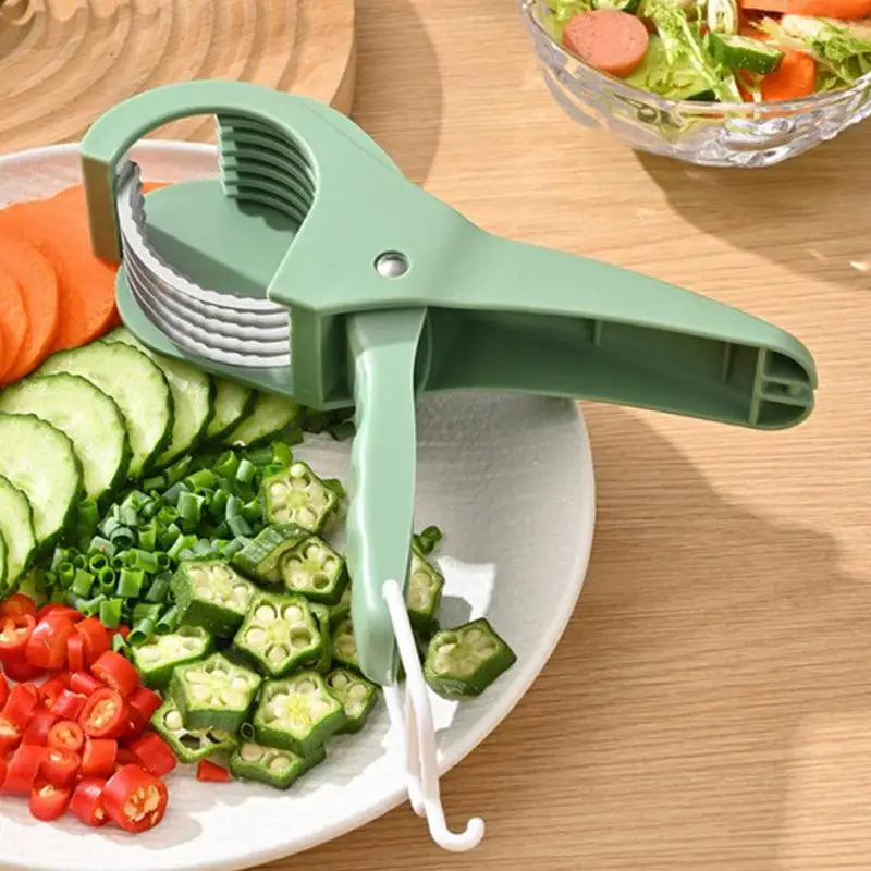 CoreSlice Mini – Stainless Steel Salad Cutter & Cucumber Slicer