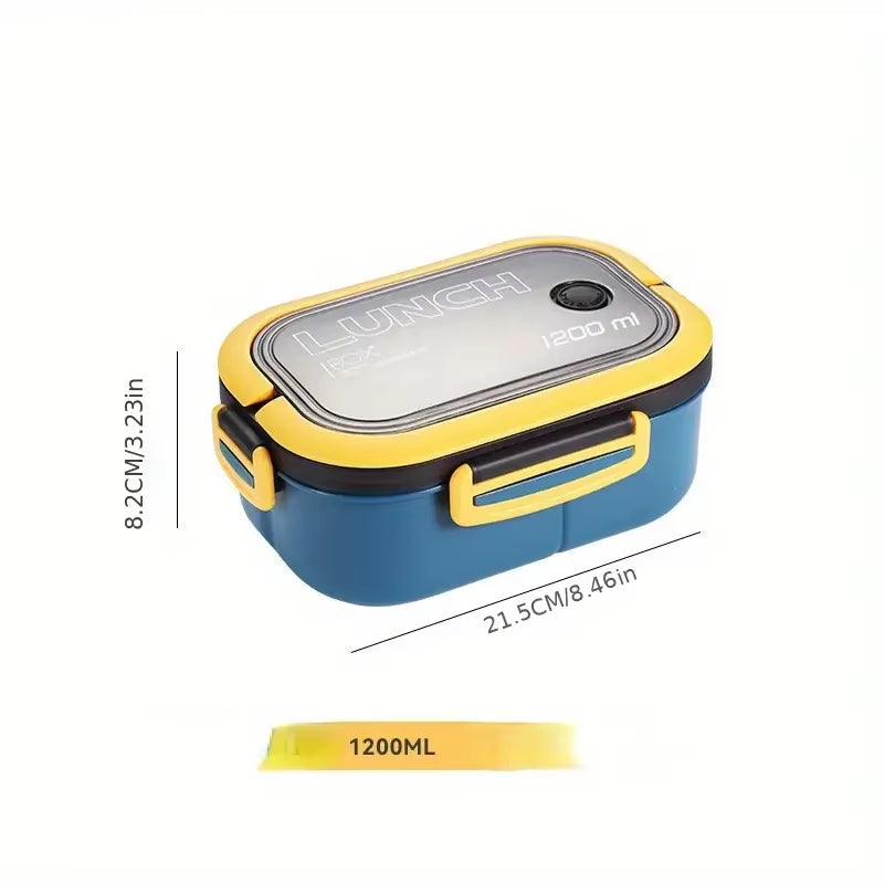 FuelPortion – 1000ml Leakproof Bento Box with Built-In Cutlery