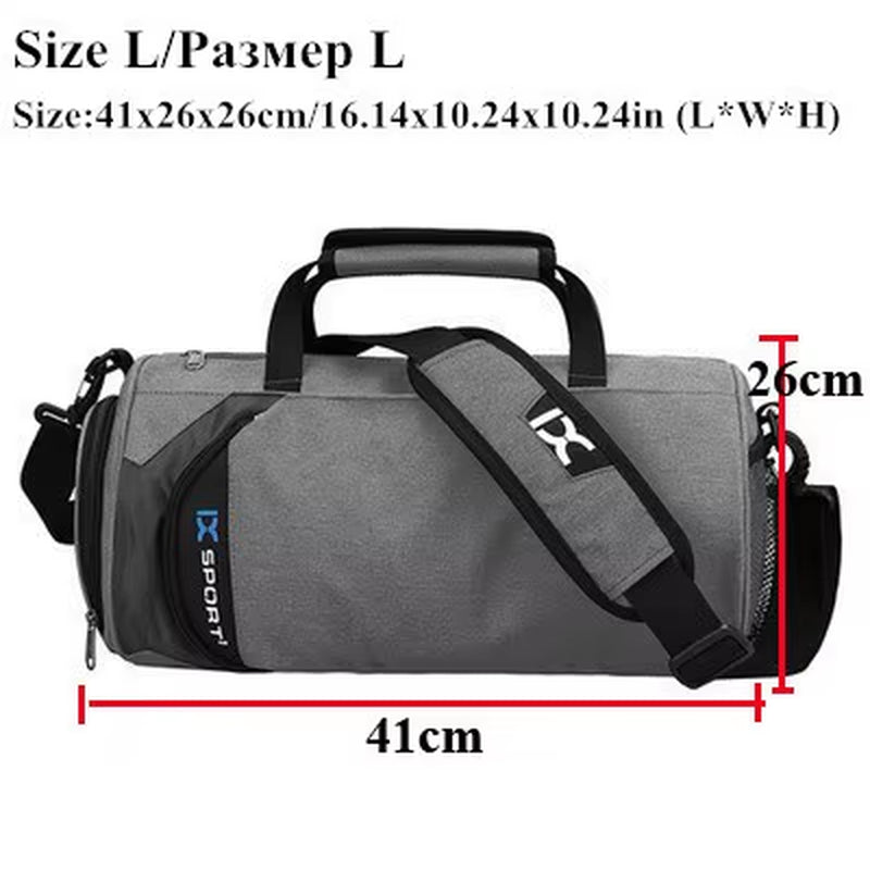 XC Multifunction Gym Bag – Travel-Ready Sport Duffle with Shoe Compartment & Wet/Dry Separation