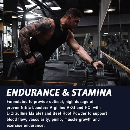 Endurance & Circulation Support Capsules – Energy, Blood Flow & Muscle Performance Booster