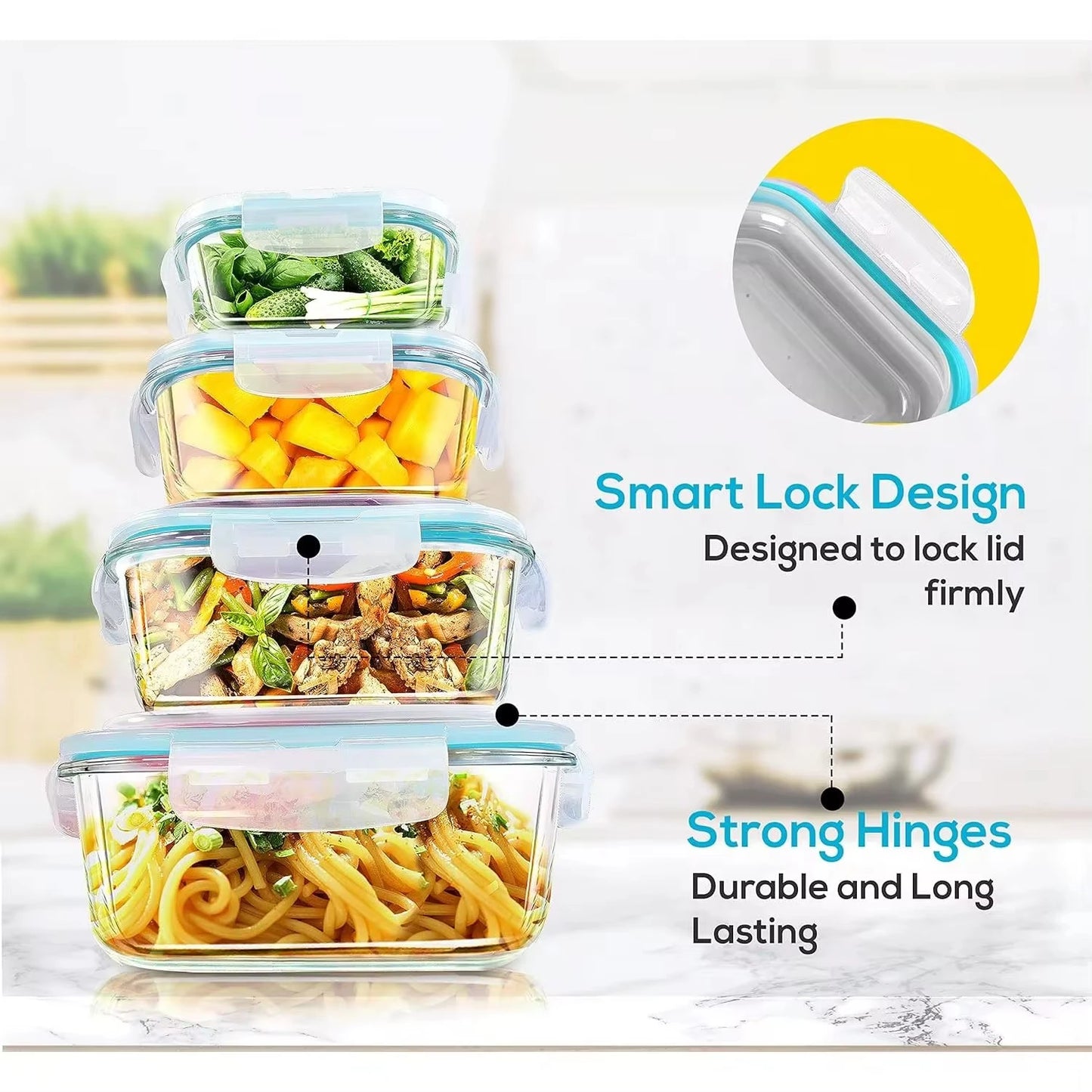 CoreGlass Pro – High-Borosilicate Glass Meal Prep Container