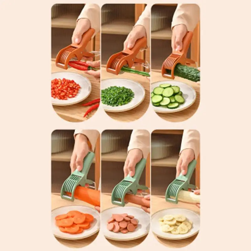 CoreSlice Mini – Stainless Steel Salad Cutter & Cucumber Slicer