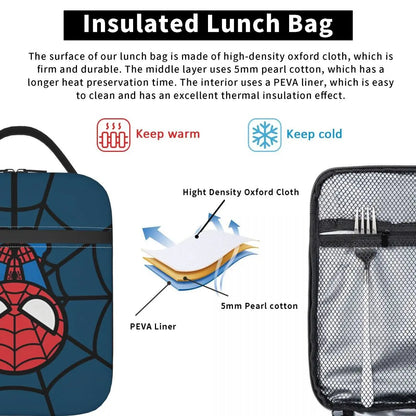 Spider Man Flex – Compact Insulated Lunch Bag for Gym, Work & Travel