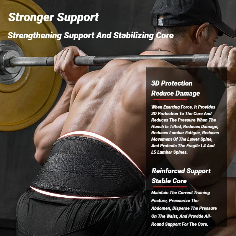 EVA Weightlifting Belt with Reinforced Velcro – Lumbar Support for Squats, Deadlifts & Core Stability