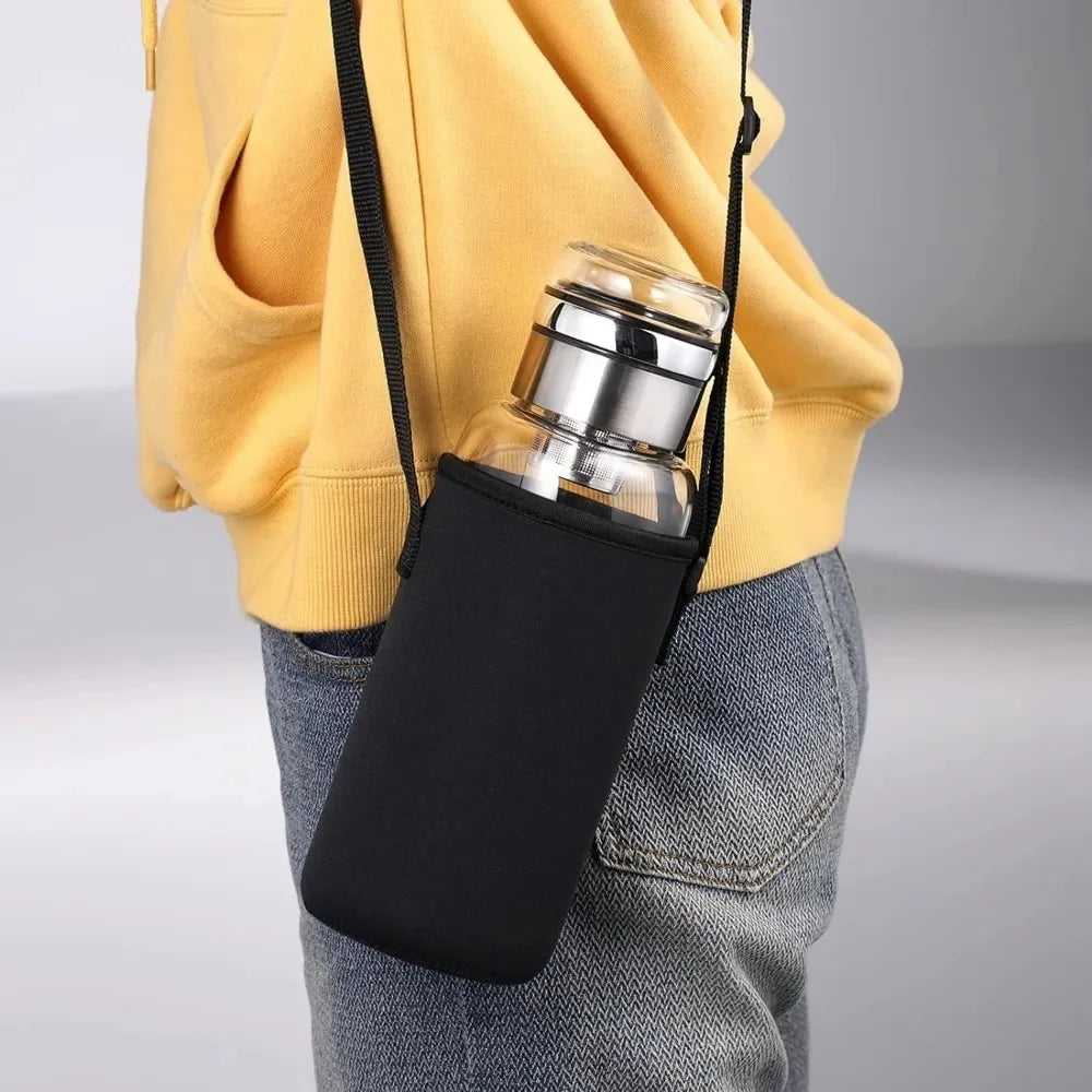 ClearBrew 32 – 32oz Glass Water Bottle with Tea Infuser for Gym Hydration