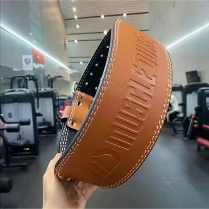 PU Weightlifting Belt – Adjustable Support for Powerlifting, Bodybuilding & Functional Fitness