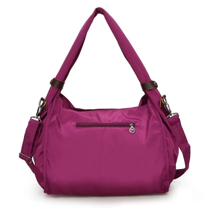 Waterproof Nylon Women’s Gym & Travel Bag – Multi-Use Shoulder, Crossbody, & Handheld